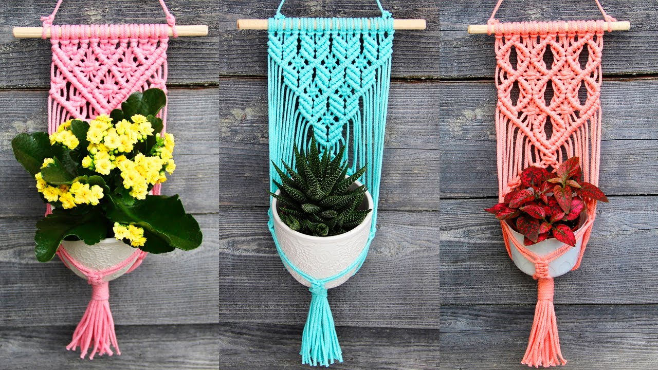 My Favorite Macrame Plant Hanger Tutorials | How to Start Macrame Plant Hanger | Easy Plant Hanger
