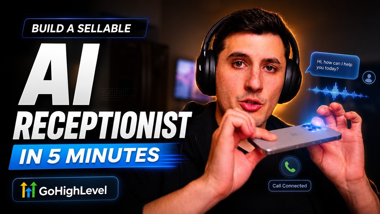 How to Build an AI Receptionist in 5 Minutes Using GoHighLevel
