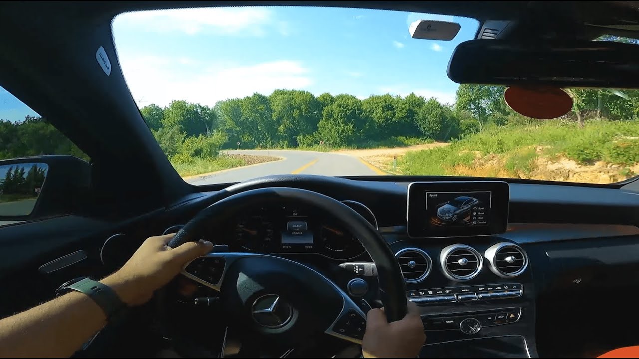 2017 MERCEDES BENZ C-180 AMG - POV Test Drive