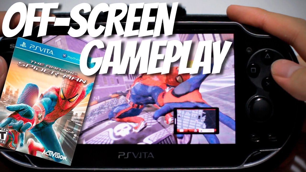 The Amazing Spider-Man Playstation Vita Off-Screen Gameplay Footage (PS VITA)