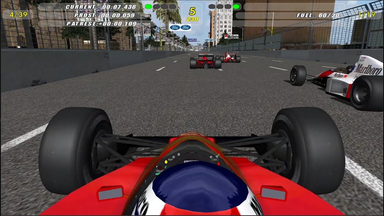 Ferrari 640 Onboard Full Race | G. Berger | Phoenix, USA | F1 1989 | F1 Challenge 99-02