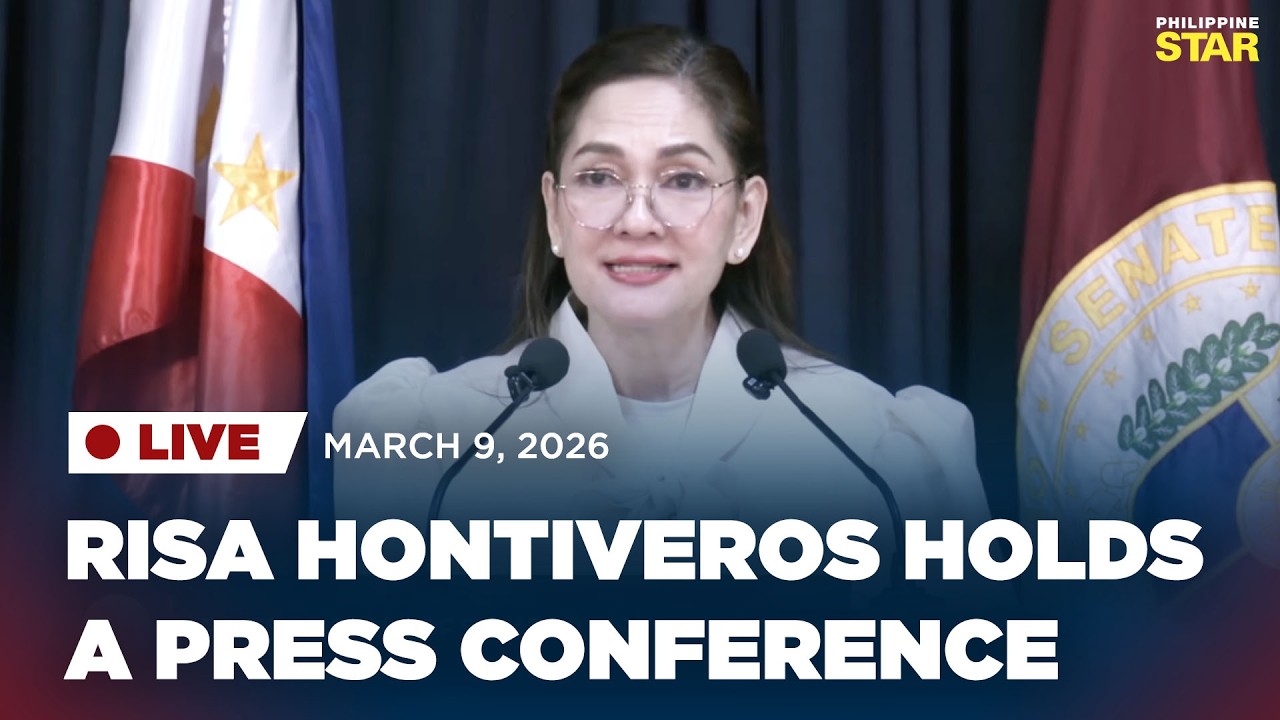 LIVESTREAM: Risa Hontiveros holds a press conference (March 9, 2026)