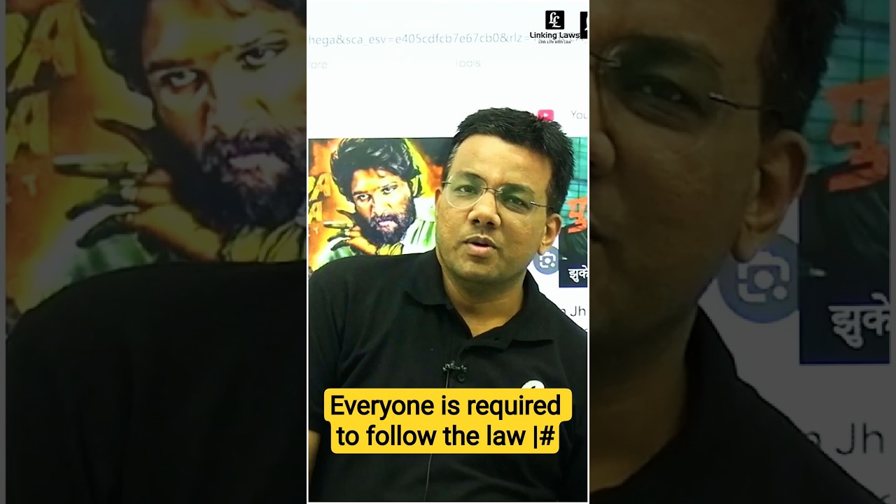 Everyone is required to follow the law |#tansukhpaliwal #motivation