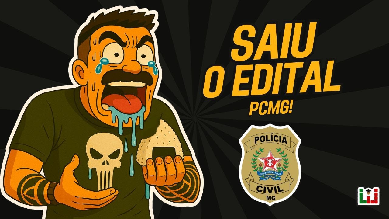 SAIU EDITAL PCMG! Novidades, requisitos e salários! Concurso PCMG Administrativo - Nível médio