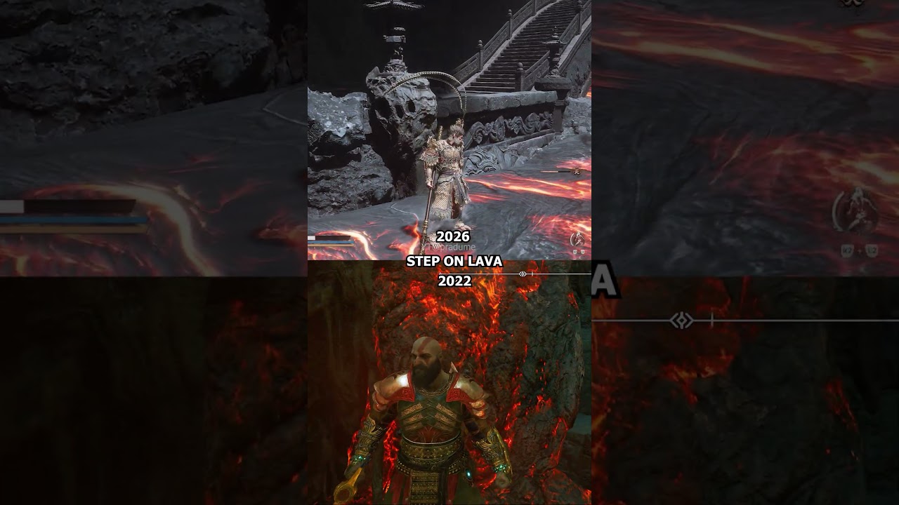 Step On Lava God Of War Ragnarok Black Myth Wukong #godofwar
