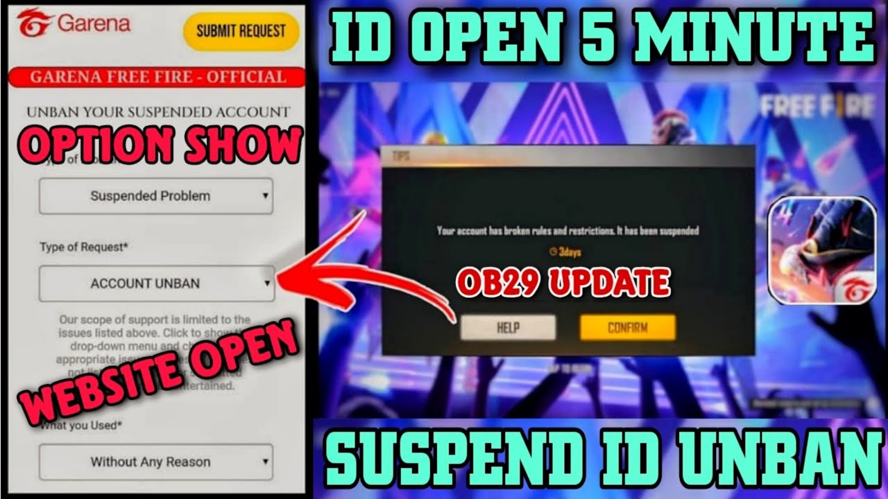 Recover Suspended Free Fire Account After OB29 Update | Zendesk | FF Suspended Account Unban 2021