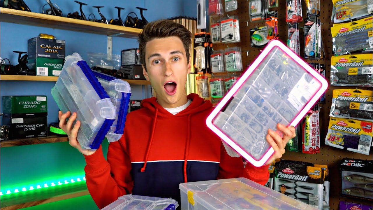 Qu'est-ce que j'ai dans mes coffres à pêche? (Présentation complète)