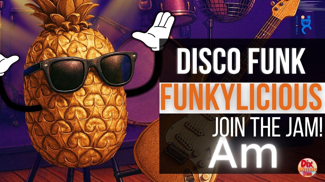 Funkylicious – Funk Backing Track in A minor | 106 BPM Jam Track