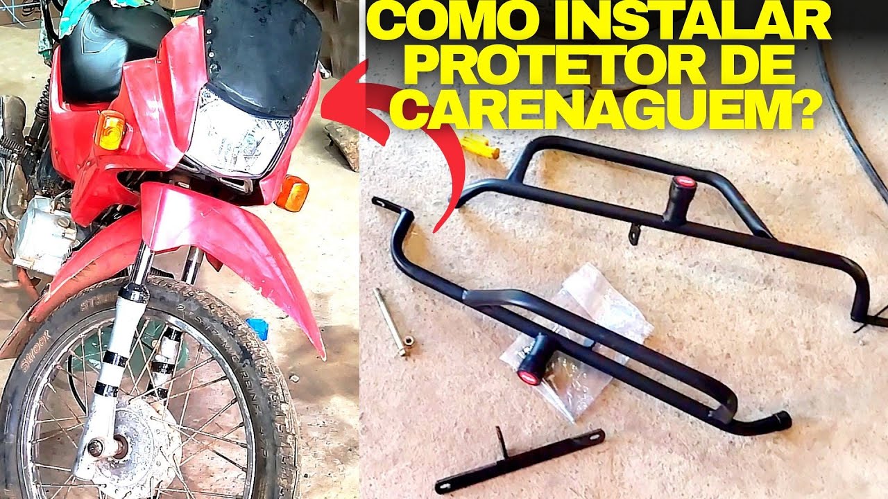 Como montar protetor de carenagem da pop ?