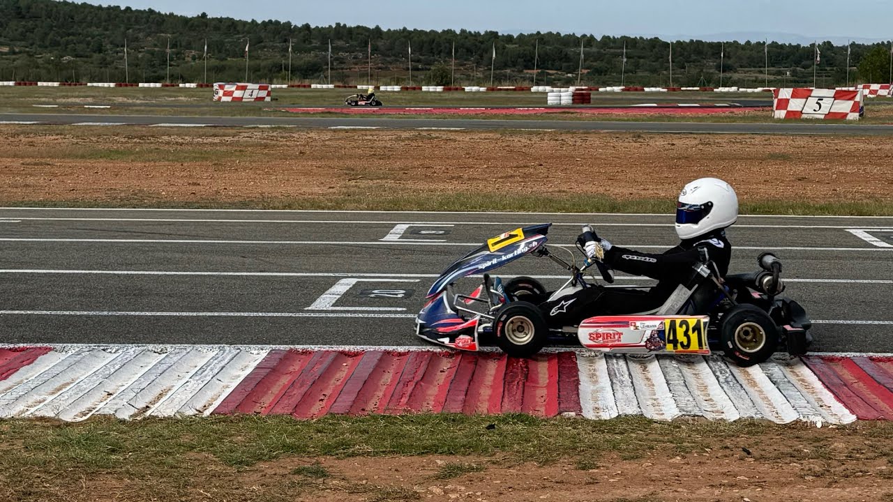 15 min of karting in Valencia