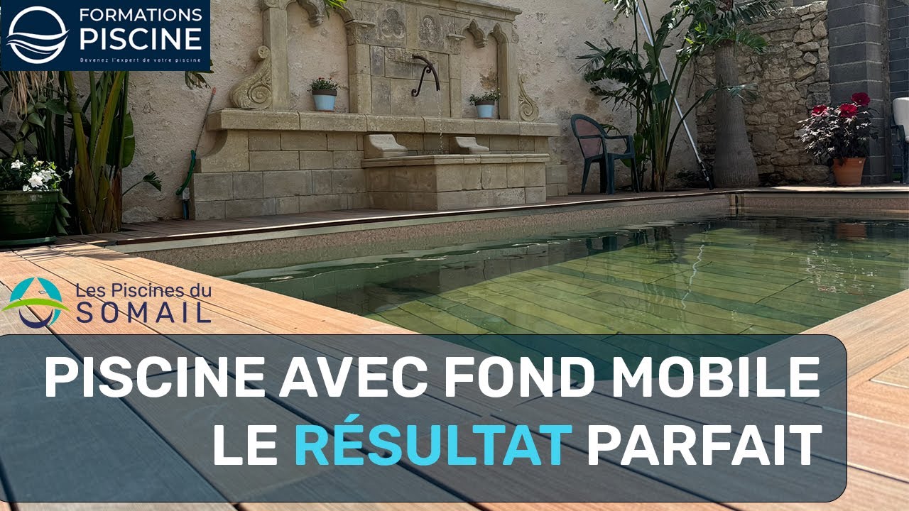 Piscine avec Fond mobile par Les piscines sur Somail 💧