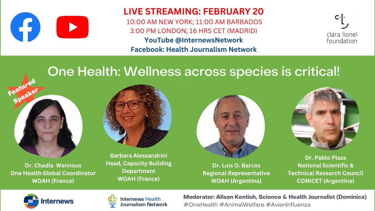 One Health: Wellness across species is critical!