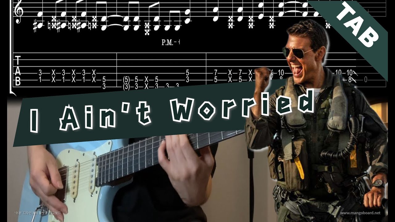 One Republic -I Ain't Worried GUITAR Cover[Easy][Tab] (Arr, Rock version)