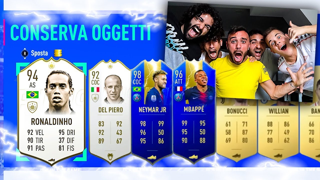 2 ICONE E TROPPI TOTS!!!!!!!!! TOTS LIGUE 1 PACK OPENING FIFA 19 ITA