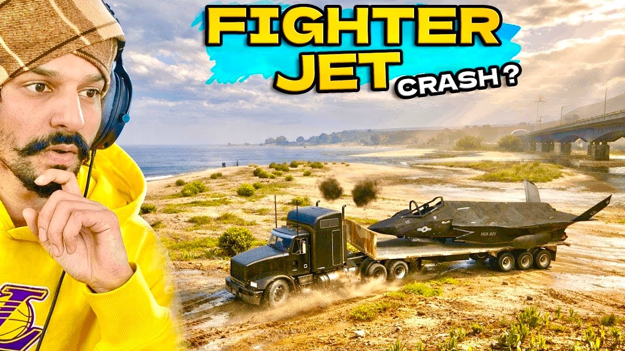 Fighter JET CRASH 🚨 5911 Punjab GTA  x BrarTV