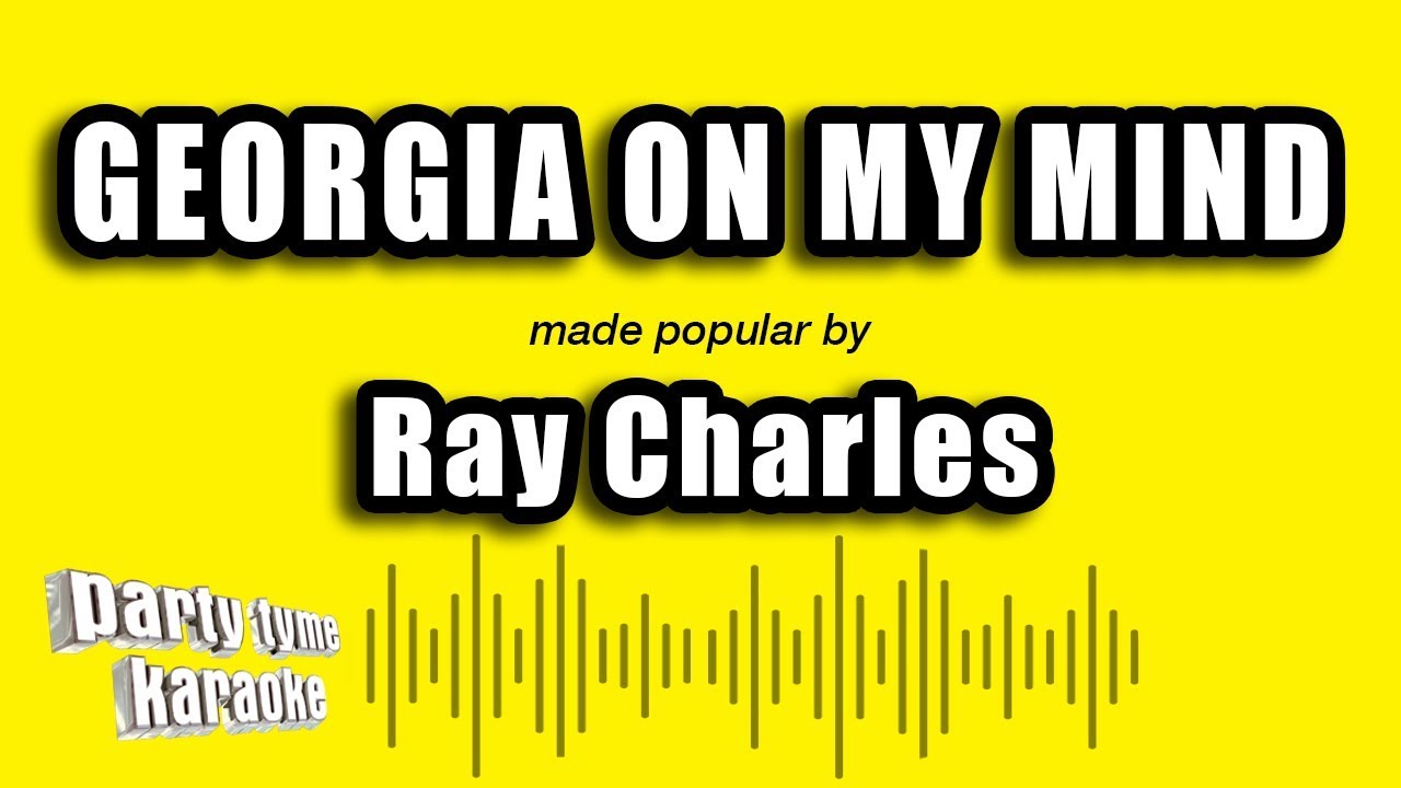Ray Charles - Georgia On My Mind (Karaoke Version)