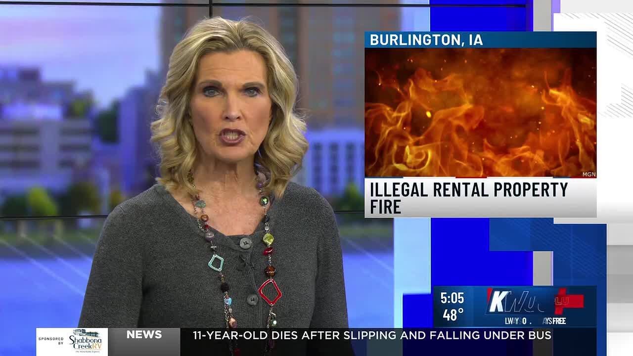Burlington crews battle fire at what they say is an 