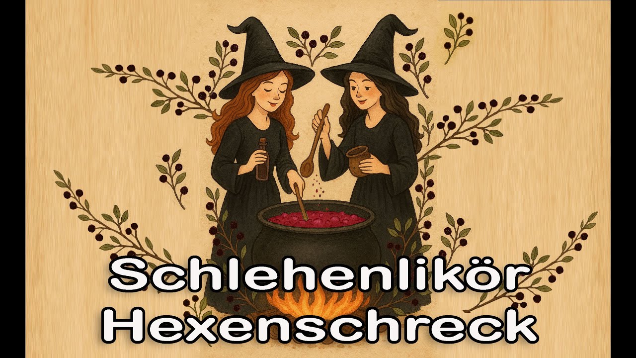 Einfach selbermachen: Schlehenlikör Hexenschreck - das Beste für kalte Winternächte!