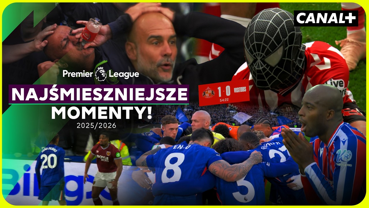 NAJŚMIESZNIEJSZE MOMENTY PREMIER LEAGUE 2025/26! KIKSY, SAMOB&Oacute;JE, BUTELKI, WYWIADY I WIELE WIĘCEJ!