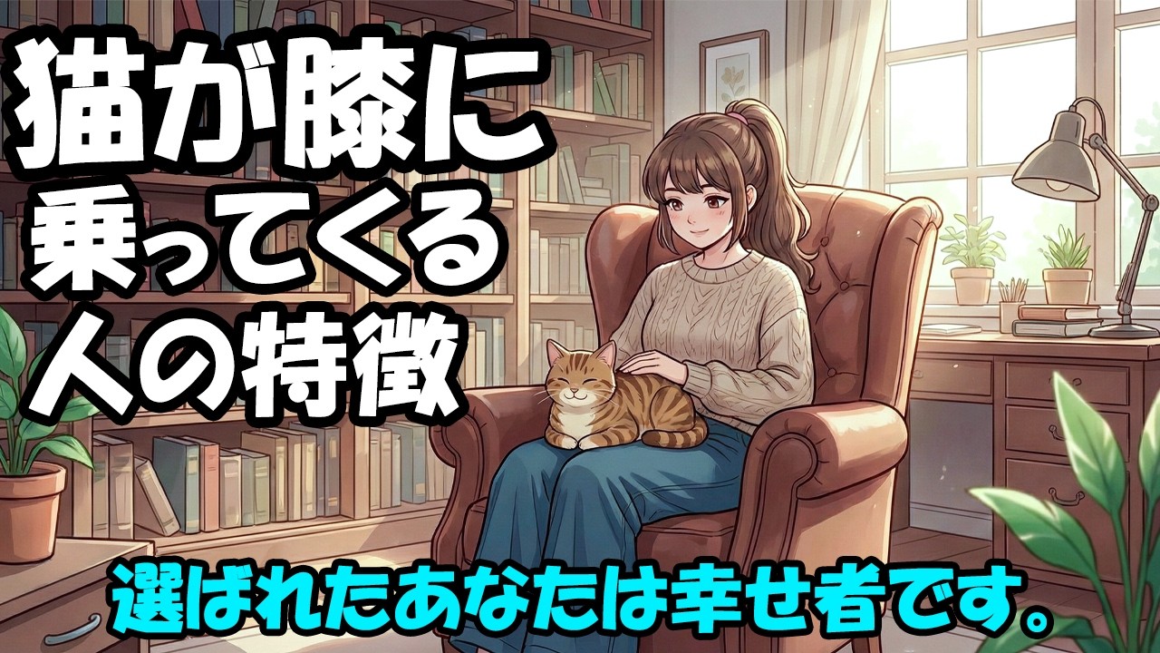 【あなたもきっとそう】猫ちゃんが膝に乗る人は、こんな人【猫雑学】