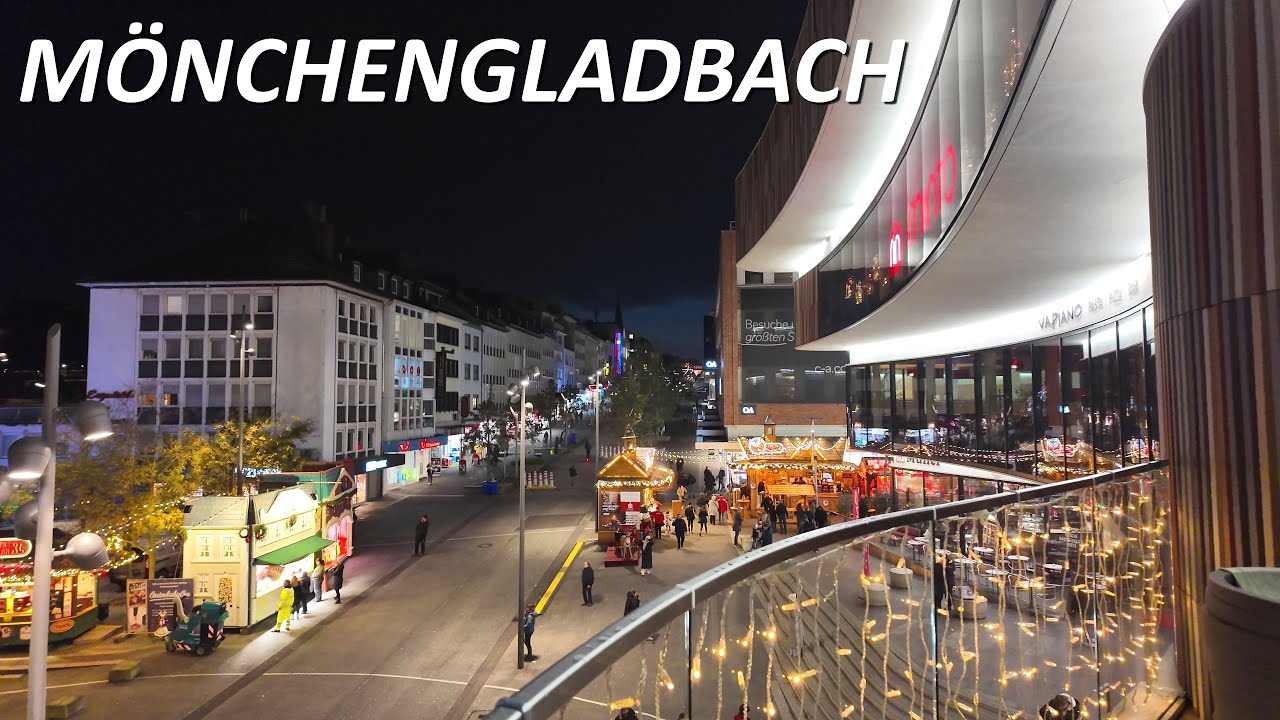 Mönchengladbach walkingtour 4K | Weihnachtsmarkt 2025