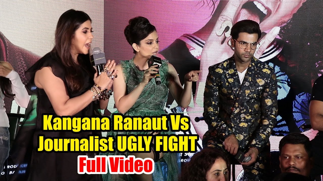 Kangana Ranaut Vs Journalist | FULL VIDEO