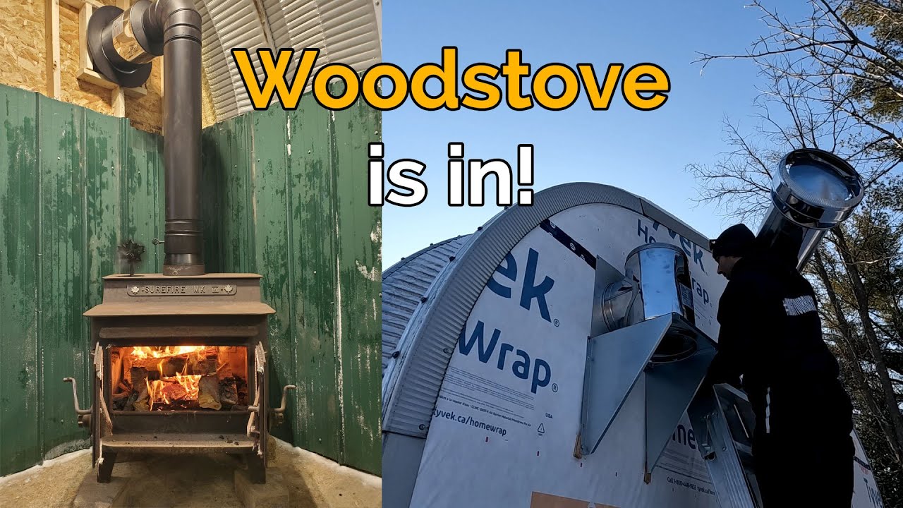 Installing a Woodstove | Through Wall Chimney Installation