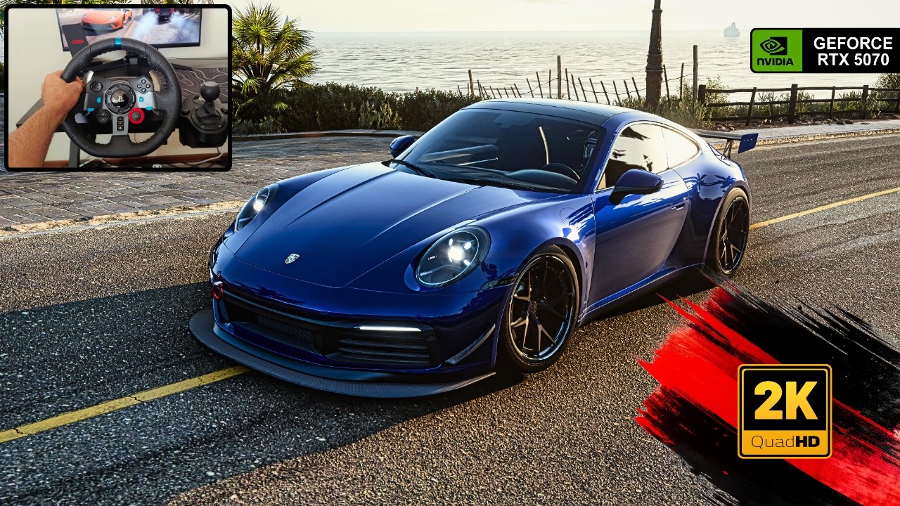 PORSCHE 911 CARRERA S | Forza Horizon 5 | Logitech G29 Steering Wheel
