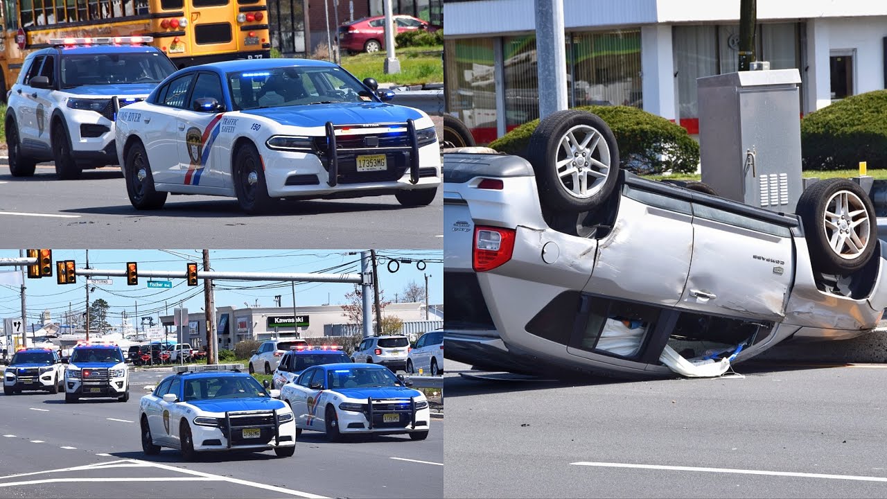 Toms River NJ Rollover Route 37 & Fischer Blvd 4-16-24