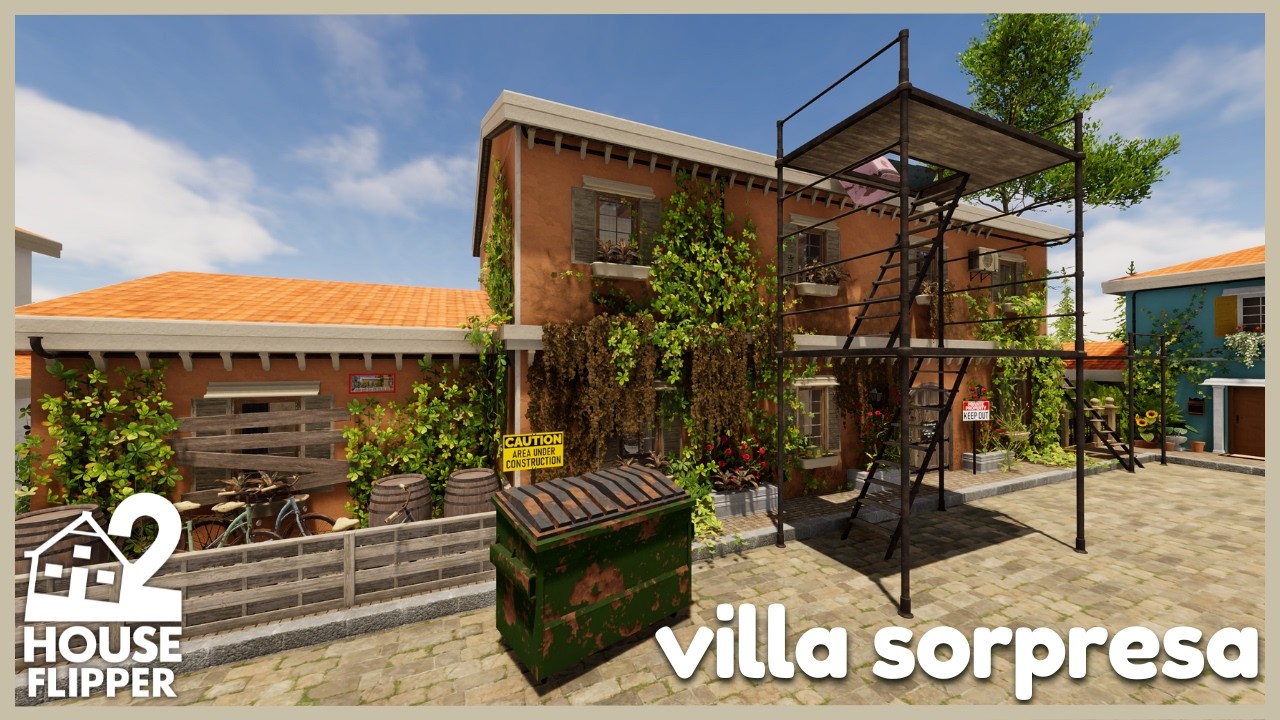 villa sorpresa | house flipper 2 🏡 custom job | no commentary longplay