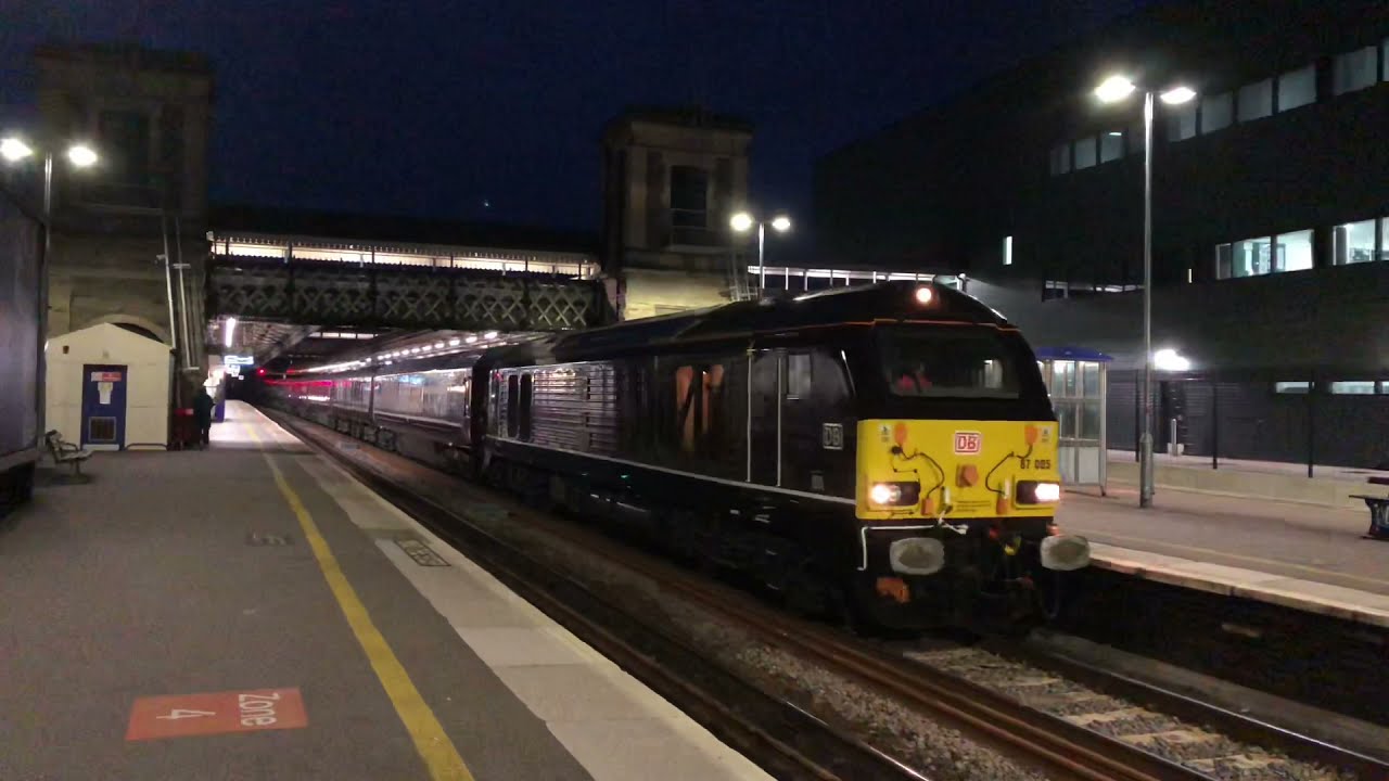 The Royal Train 67005 & 67006 With HM The Queen At Exeter St David’s, 11th June 2021
