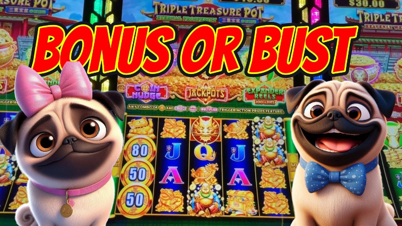 Did That REALLY Just Happen? Bonus or Bust Slot Machines | Gambling Pugs