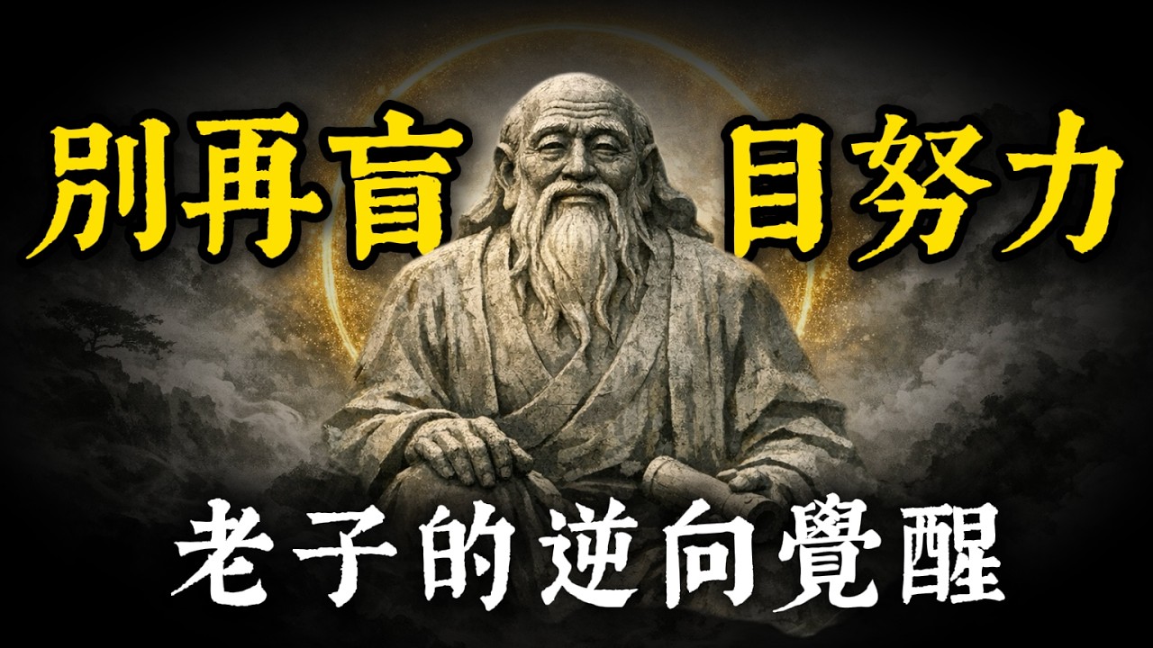 努力讓你平庸？老子《道德經》隱藏兩千年的祕密：「不爭」與「無為」，才是真正的力量
