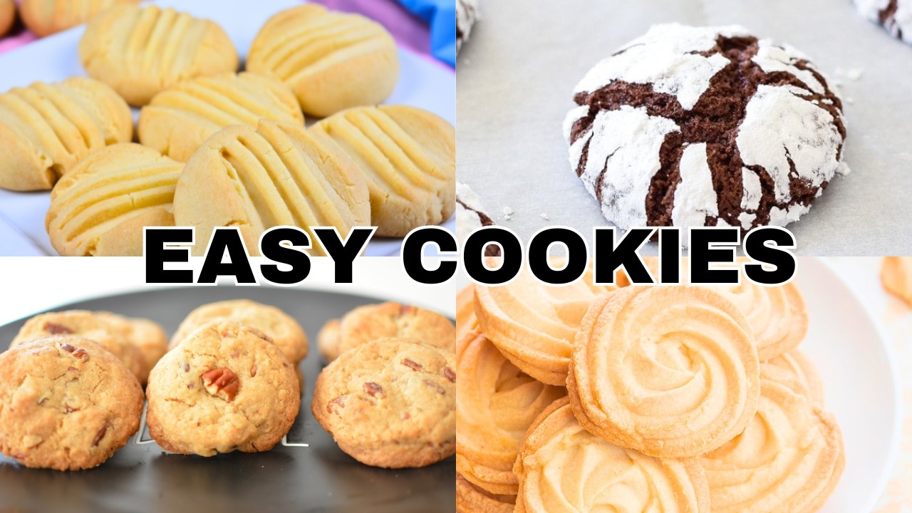 4  Easy Cookie Recipes Anyone can Try!