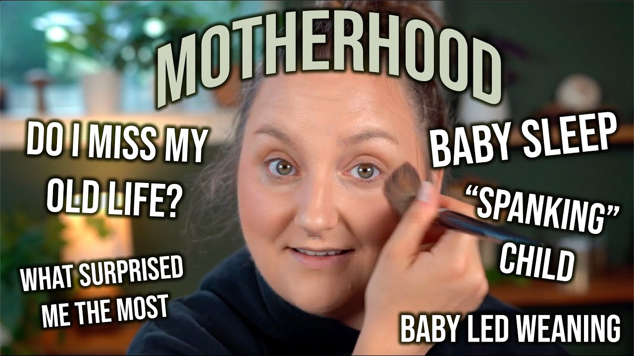 MOTHERHOOD -  BRUTALLY HONEST Q&A | ANSWERING YOUR DEEP QUESTIONS WHILE DOING MY MAKEUP