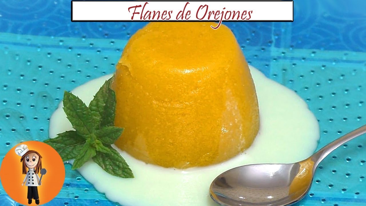 Flanes de Orejones sin huevo, sin az&uacute;car y sin horno | Receta de Cocina en Familia