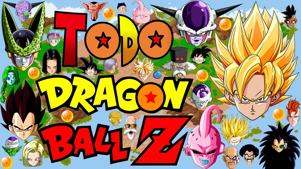 TODA História do Dragon Ball Z Esquematizada