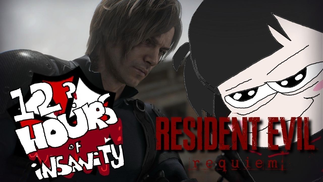 【RESIDENT EVIL requiem INSANITY MODE】12 hours of insanity MARATHON STREAM! CONTINUED!