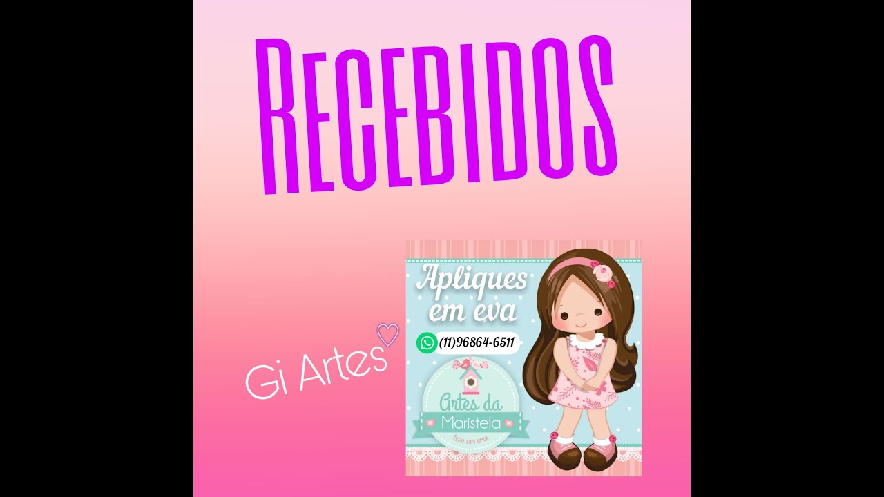 Recebidos de apliques /Artes Maristela / Gi Artes