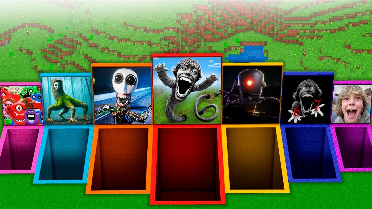 SUPERVIVENCIA en los POZOS de 67 | Hungry Snake | Self-Aware Robot Minecraft Animación - Jugabilidad