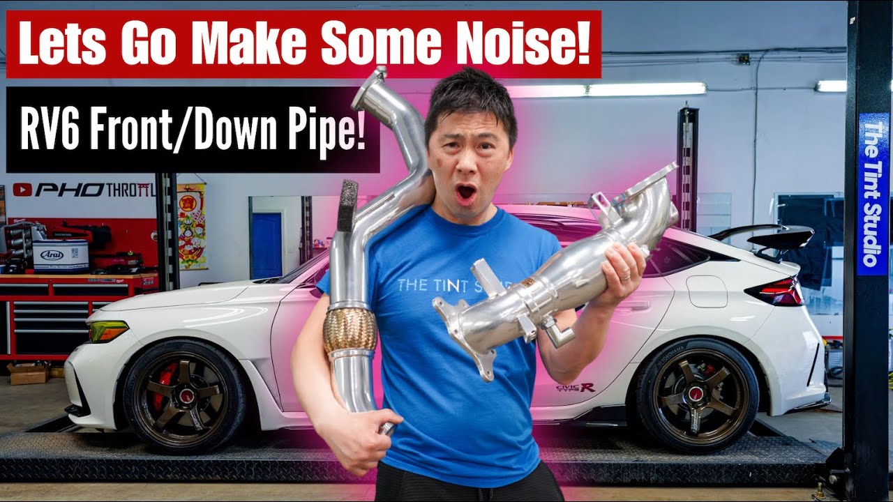 Lets Go Make Some Noise! Honda Civic FL5 RV6 DownPipe