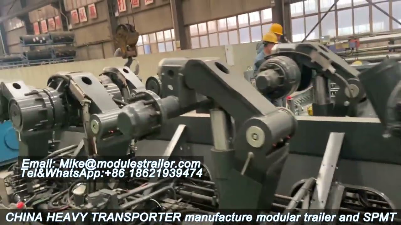 Self Propelled Modular Transporter, SPMT comatible with Scheuerle SPMT, 2.43m , modulestrailer com