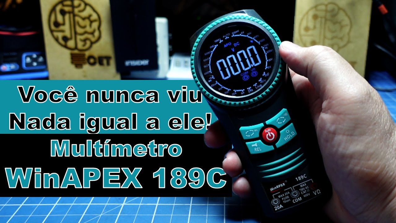 WinAPEX 189C - Você nunca viu um multímetro igual!