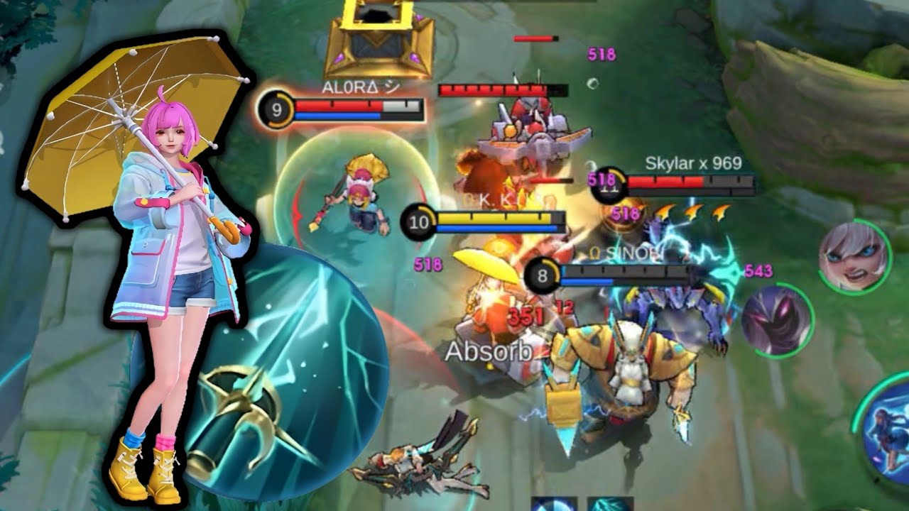 GAMEPLAY KAGURA TERBARU || COMBO FLIKER + SKYPERCER - MLBB
