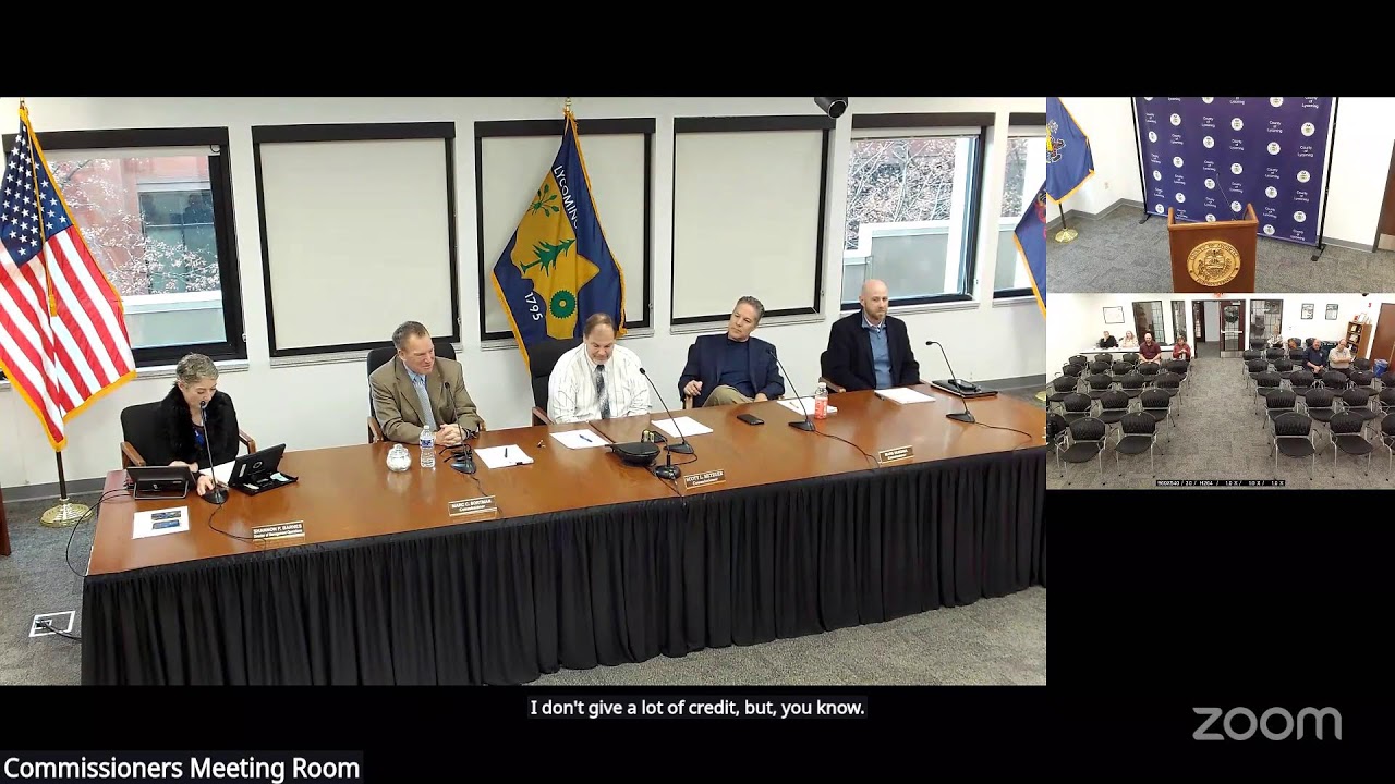 Lycoming County Commissioners Meeting 12-11-25