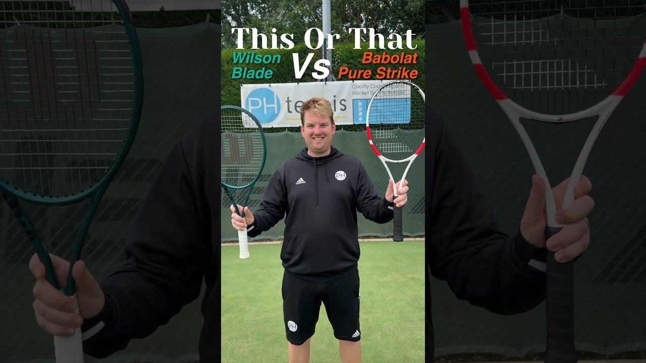 Tennis This or That! Wilson Blade vs Babolat Pure Strike! Which will win?