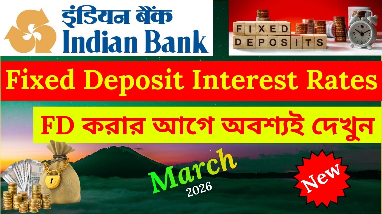 Indian Bank FD Interest Rates 2026 ♤ Latest Fixed Deposit Interest Rates in Indian Bank