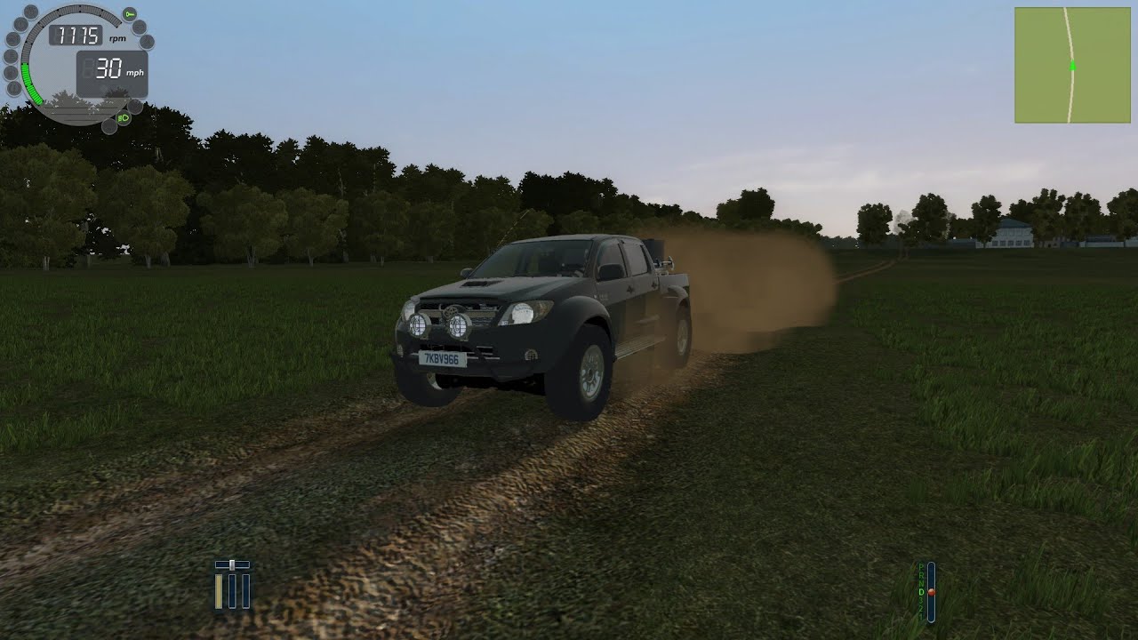 Driving the Top Gear Artic Hilux on Russian Dirt Roads | City Car Driving