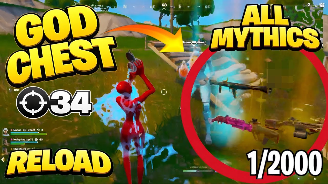 DEV MYTHIC GOD CHEST IN RELOAD WITH $300 GAMING KEYBOARD!!