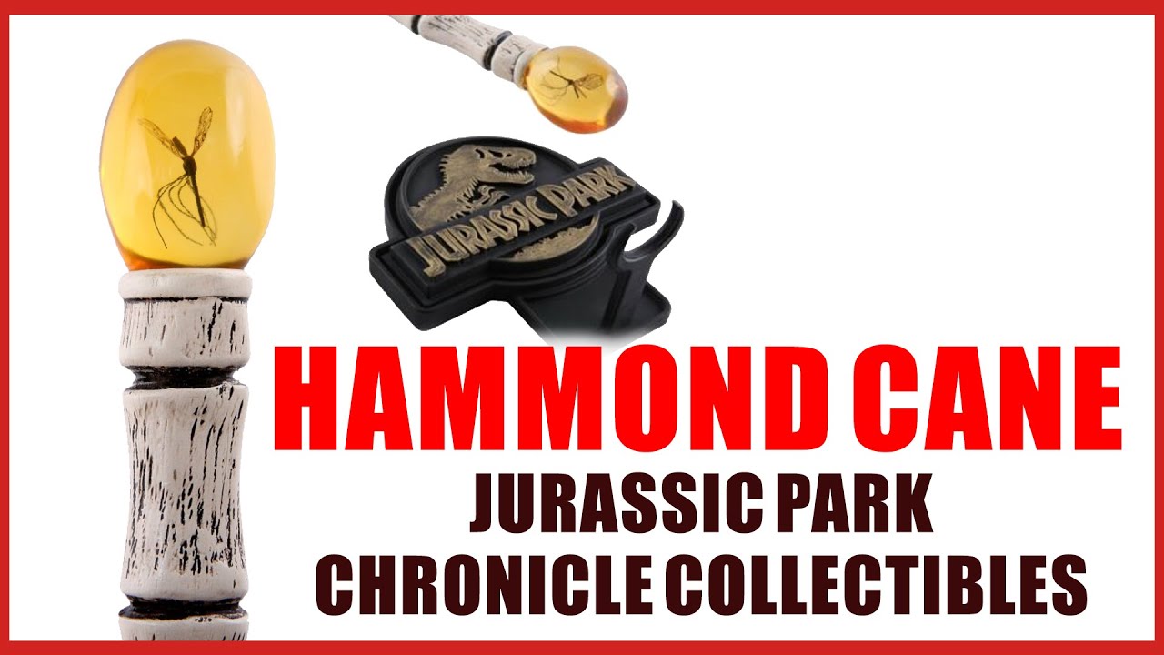 🦖⭐😱 Unboxing Jurassic Park John Hammond Cane De Chronicle Collectibles 1:1 🦖⭐😱